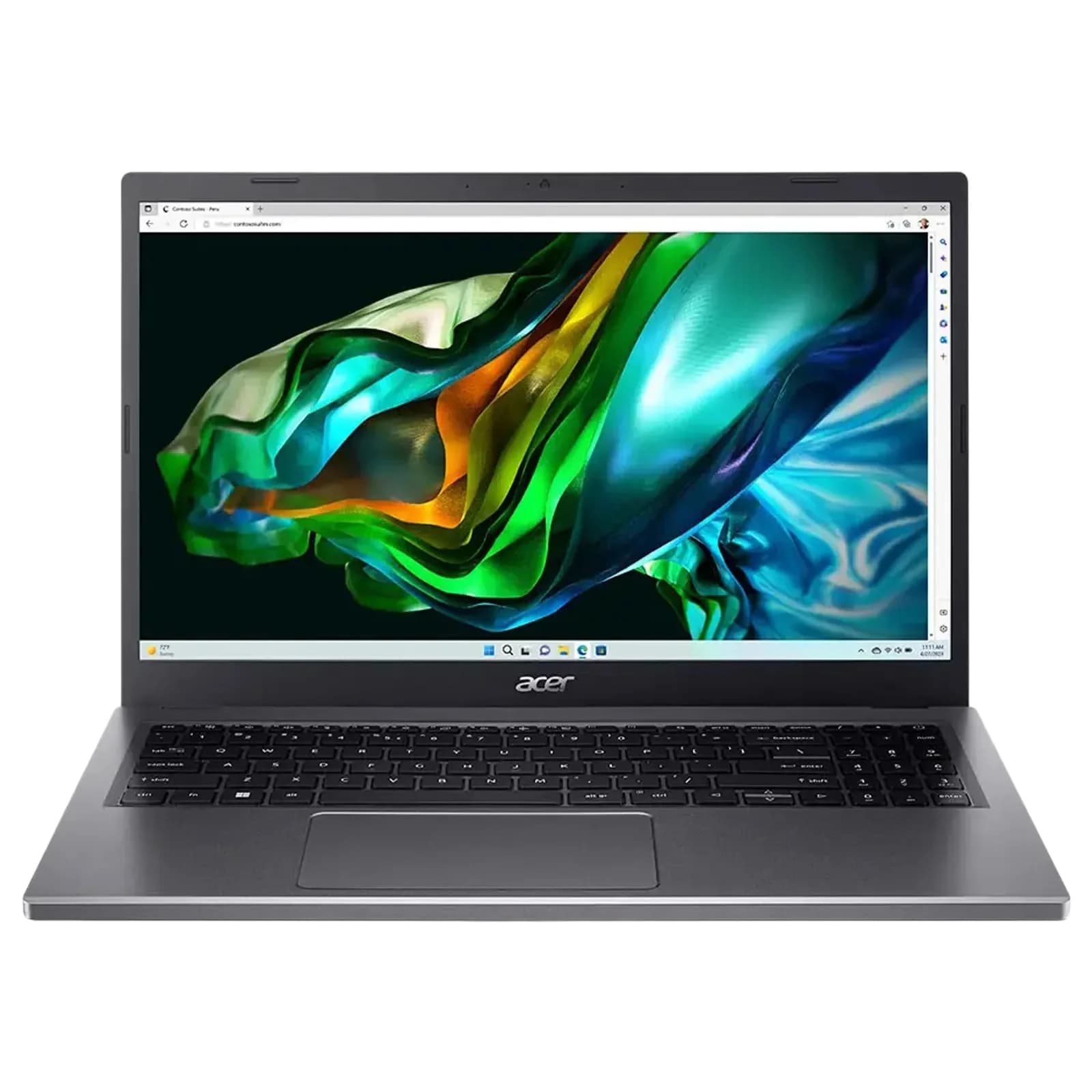 لپ تاپ 15.6 اینچی ایسر مدل Aspire Lite AL15 Celeron N4500 8GB 256GB SSD intel UHD