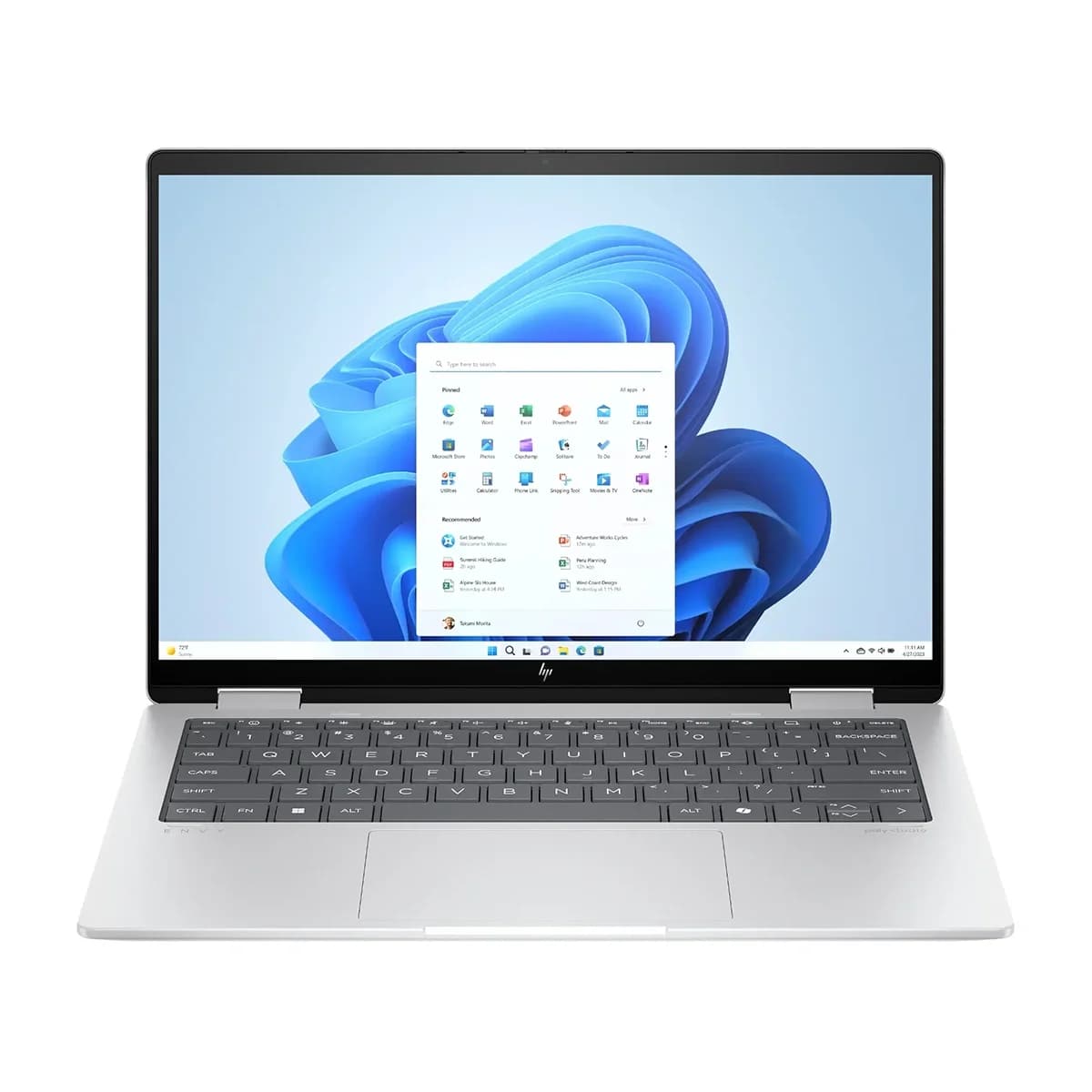 لپ تاپ 14.0 اینچی اچ‌پی مدل ENVY X360 fa0013dx Ryzen 5 8640HS 16GB 512GB SSD Radeon Graphics