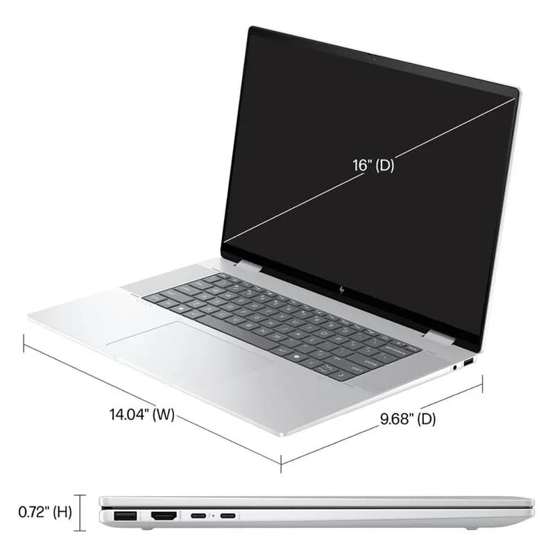 لپ تاپ اچ پی 14 اینچی Envy x360 14 FA0023DX Ryzen 7 8840HS 16GB 512GB SSD AMD