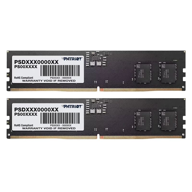 رم دسکتاپ DDR5 دو کاناله 4800 مگاهرتز CL40 پاتریوت Signature Line ظرفیت 32 گیگابایت