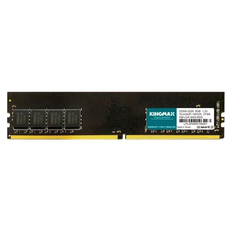 رم دسکتاپ DDR4 تک‌کاناله 3200 مگاهرتز CL22 کینگ‌مکس ظرفیت 8 گیگابایت