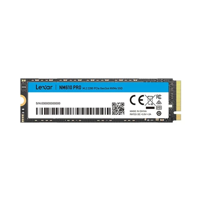 حافظه اس اس دی اینترنال لکسار NM610 Pro M.2 2280 NVMe ظرفیت 500 گیگابایت