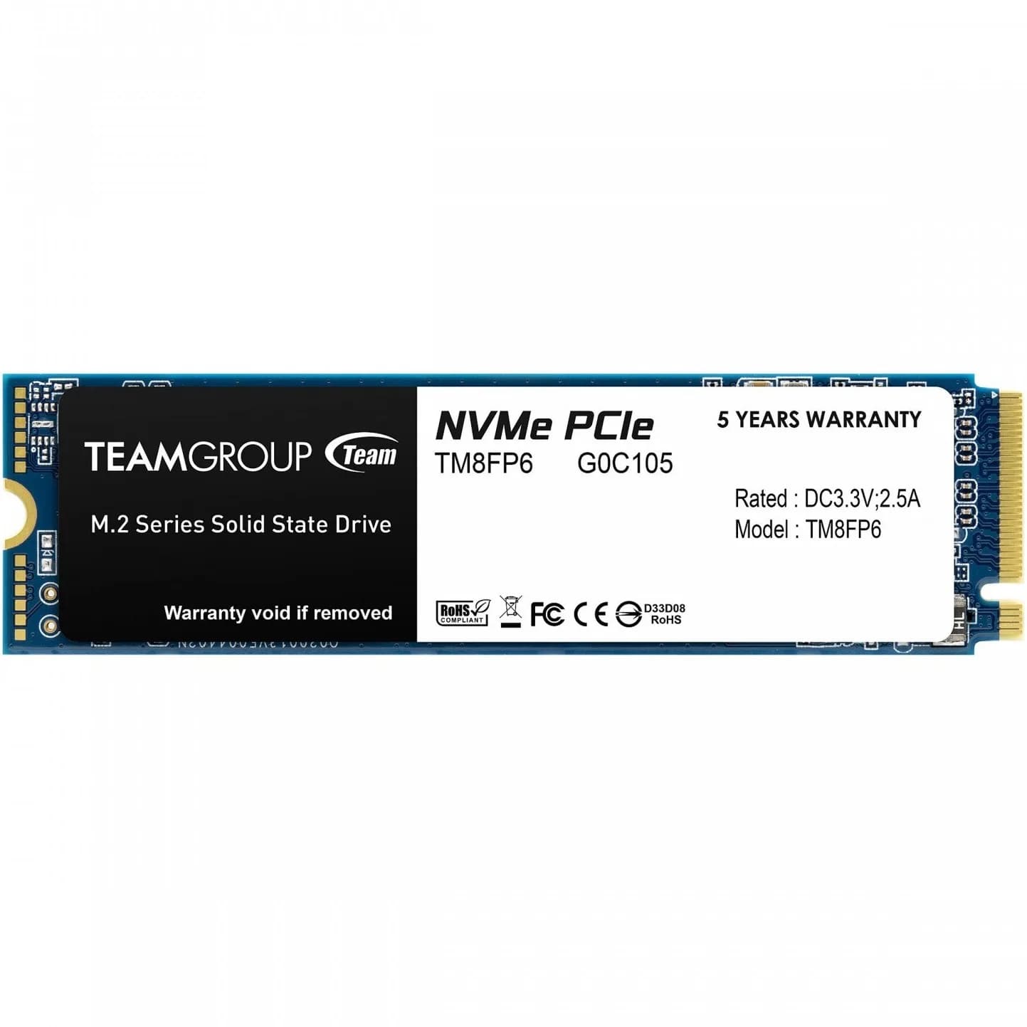 اس اس دی اینترنال تیم گروپ مدل  M.2 2280 MP33 ظرفیت 1 ترابایت