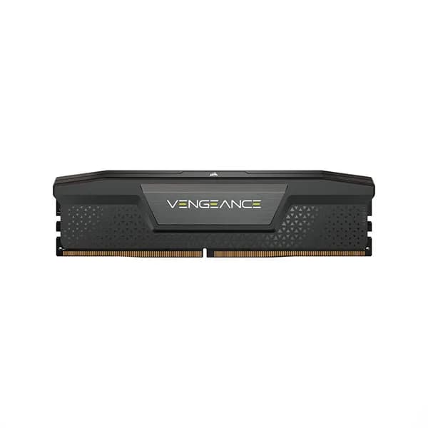 رم دسکتاپ کورسیر مدل VENGEANCE DDR5 تک کاناله ظرفیت 16 گیگابایت فرکانس 5200 مگاهرتز تایمینگ CL40 و ولتاژ کاری 1.25 ولت