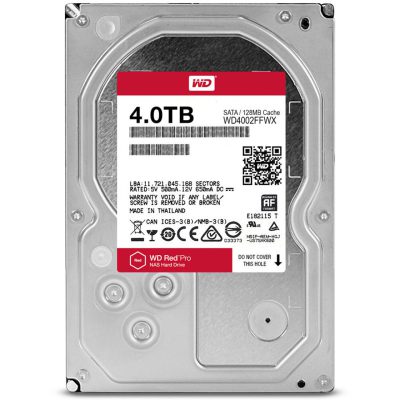 هارددیسک اینترنال وسترن دیجیتال سری قرمز مدل Red Pro WD4002FFWX ظرفیت 4 ترابایت