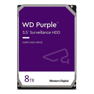 هارددیسک اینترنال وسترن دیجیتال مدل Purple WD84PURZ ظرفیت 8 ترابایت