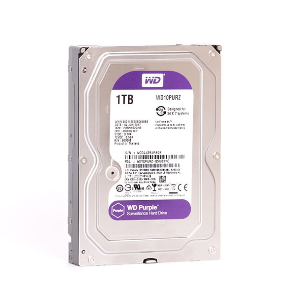 هارد دیسک اینترنال وسترن دیجیتال مدل WD10PURZ ظرفیت 1 ترابایت