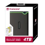 هارددیسک اکسترنال ترنسند مدل StoreJet 25M3 ظرفیت 4 ترابایت