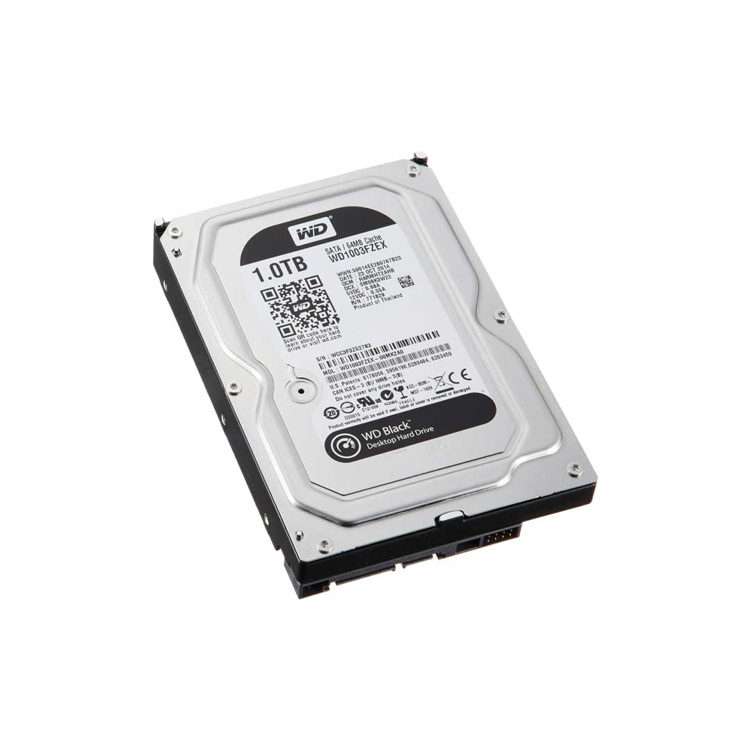 هارد دیسک اینترنال وسترن دیجیتال مدل Black WD1003FZEX ظرفیت 1 ترابایت